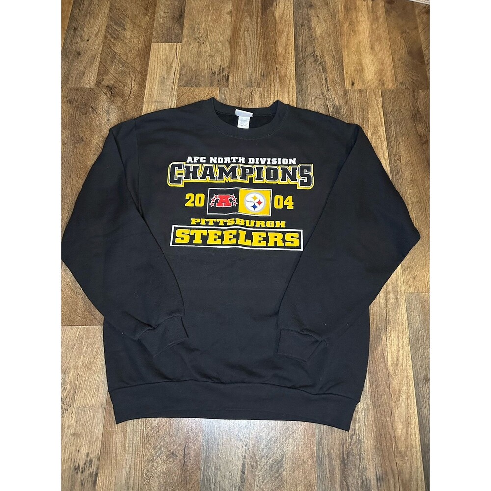 Vintage 2004 Pittsburgh Steelers Crewneck Sweatshirt NFL AFC CSA Sz Medium Mens